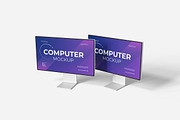 Computer Screen Mockup, a Product Mockup by bimockup (Thumbnail 2 of 6)