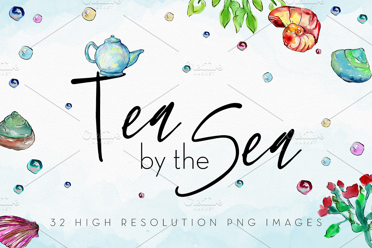 Tea by the Sea, a Graphic by TigerlilyDesignCo (Photo 1 of 3)