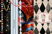 Whimsical Watercolor Circus clipart, a Decorative Illustration by 60secondsArt (Thumbnail 7 of 10)