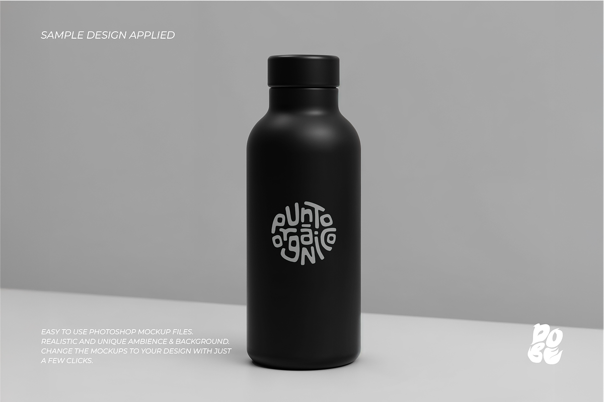Black Tumbler Mockup Set, a Cups & Container Mockup by DOBE Studio (Photo 3 of 7)