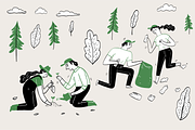 Go Green Illustrations, a Decorative Illustration by Huza Studio (Thumbnail 5 of 7)