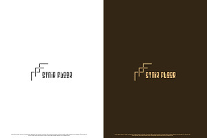 Stair Floor Logo Design Icon, a Branding & Logo Template by Morvana Crew