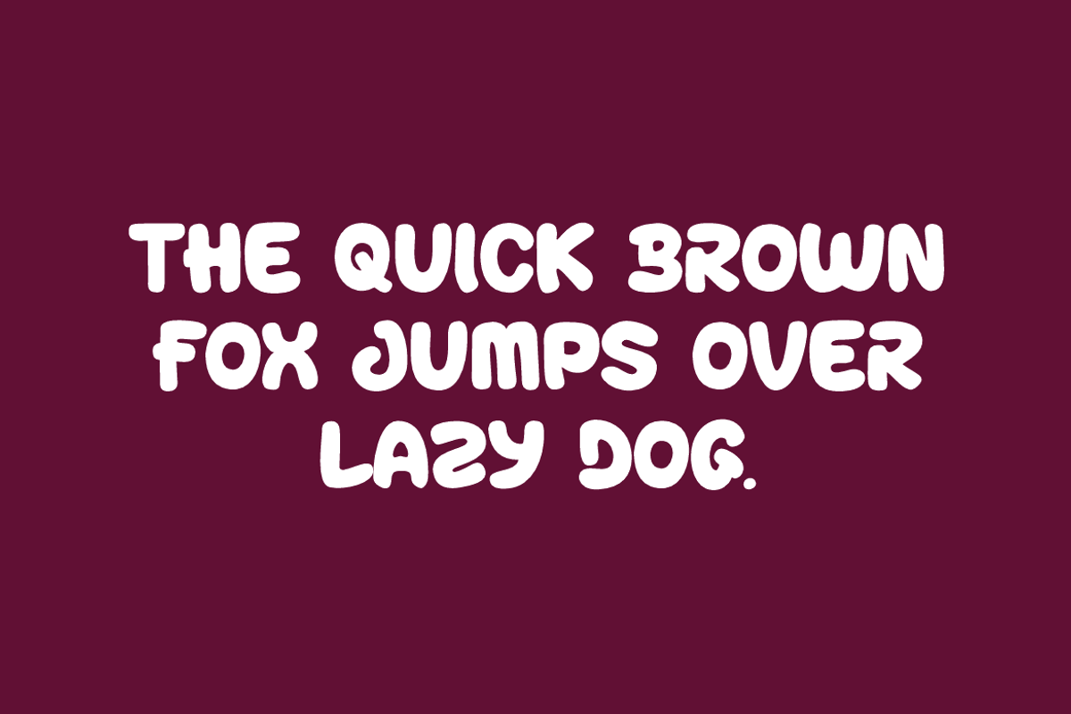 Rekoy Ghoba - Round Font, a Sans Serif Font by Iqsiart Studio (Photo 7 of 7)