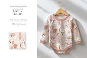 Llama Land – Patterns Collection, a Pattern Graphic by PROTEA Watercolor Studio (Thumbnail 4 of 9)