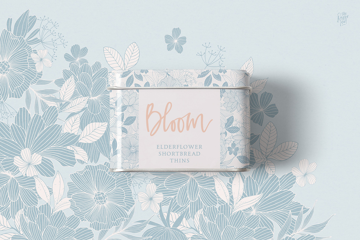 Bloom Floral Pattern Collection, a Pattern Graphic by The Paper Town (Photo 4 of 10)