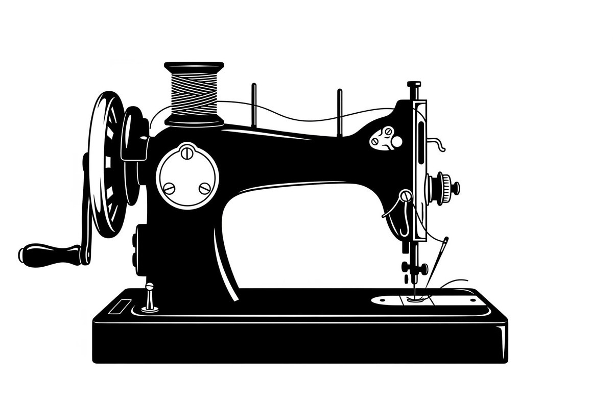 Vintage Sewing Machine Bundle, an Illustration by yasushie (Photo 22 of 31)