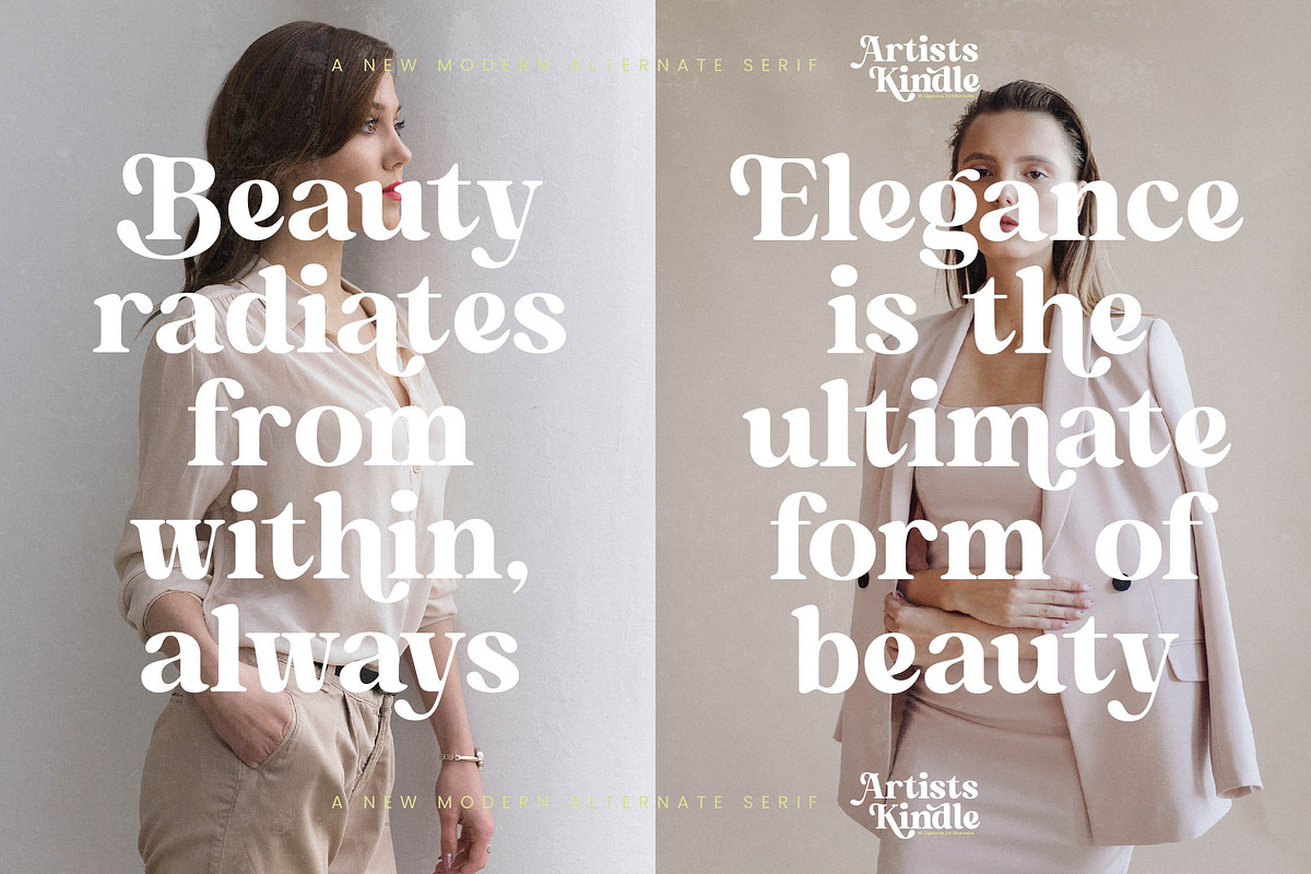 Artists Kindle Modern Serif Font, a Serif Font by timelesstype.co (Photo 3 of 20)
