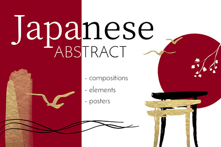 Japanese Abstract, an Object Graphic by JT Digital Studio