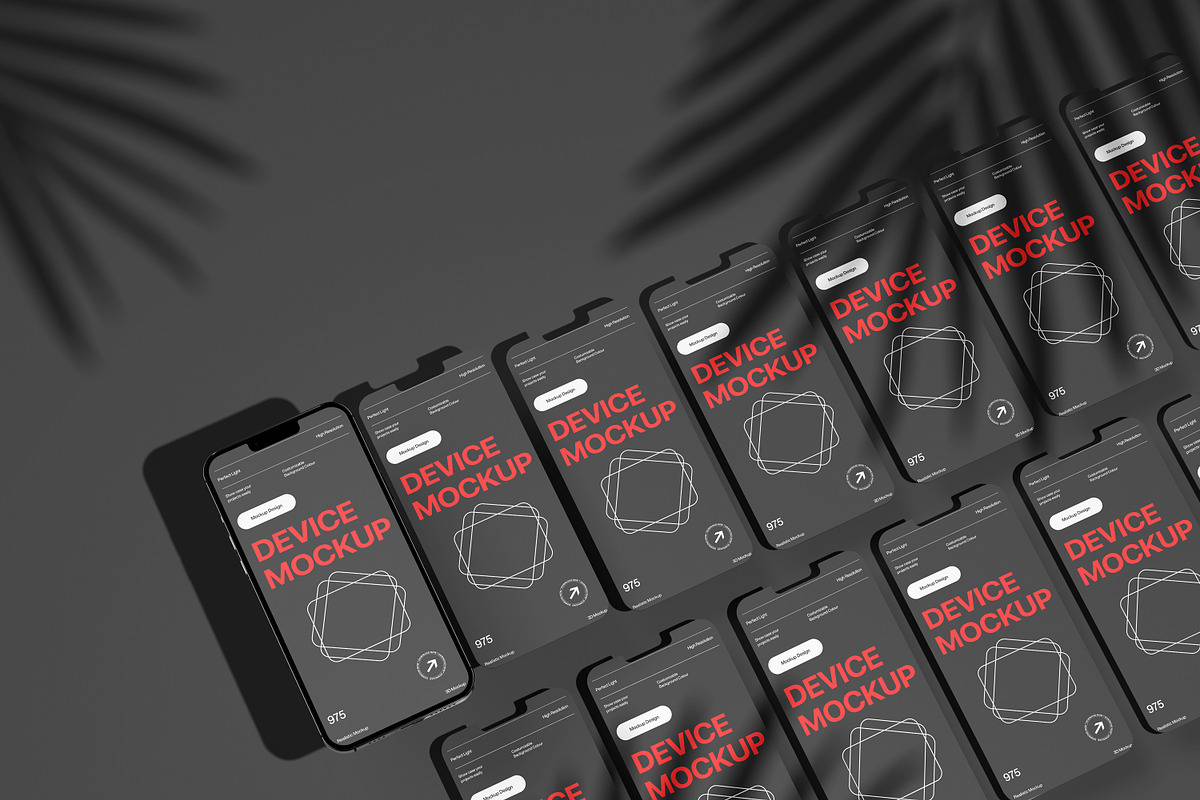 10 PSD Multiscreen Iphone Mockup, an iPhone Mockup by East Gallery (Photo 9 of 10)
