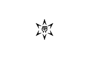 Minimalist Hand Star Logo, a Branding & Logo Template by Luxury Logos (Thumbnail 3 of 4)
