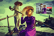 Unique Painting Photoshop Action preview 6