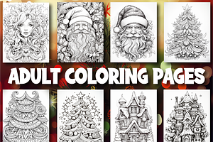 Christmas Coloring Pages For Adults