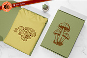8 Mushroom Halloween Stamp Brushes, a Brush Add-On by vectstudio (Thumbnail 8 of 9)