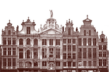 Brussels Grand Place. North-east, an Architecture Photo by Oleksandr Berezko