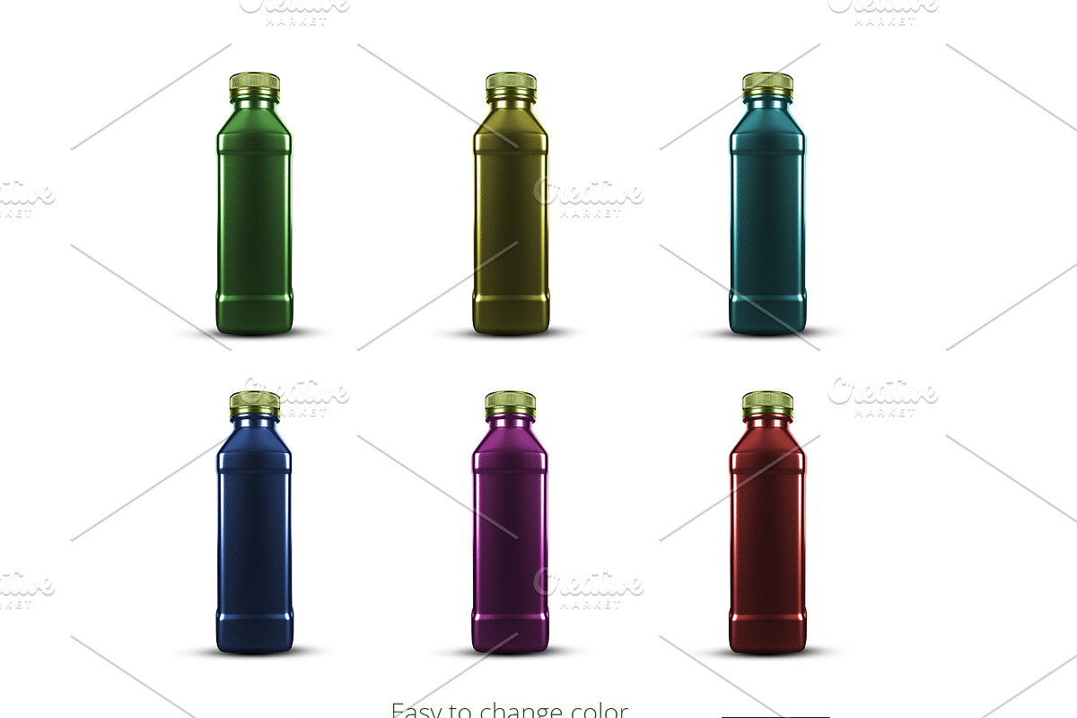 Juice Bottle Mockup, a Product Mockup by Madjid (Photo 4 of 4)
