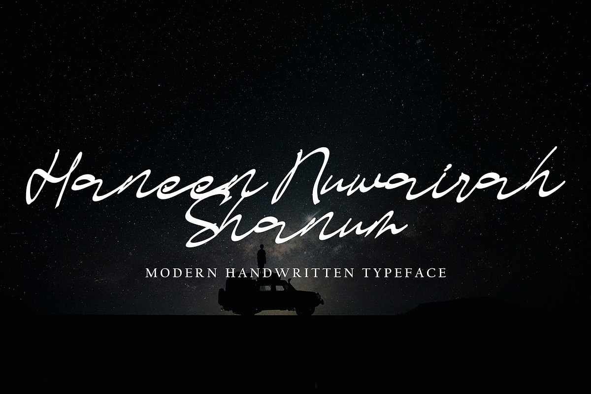 Beib Shignature, a Handwritten Font by HaKi Studio (Photo 3 of 6)