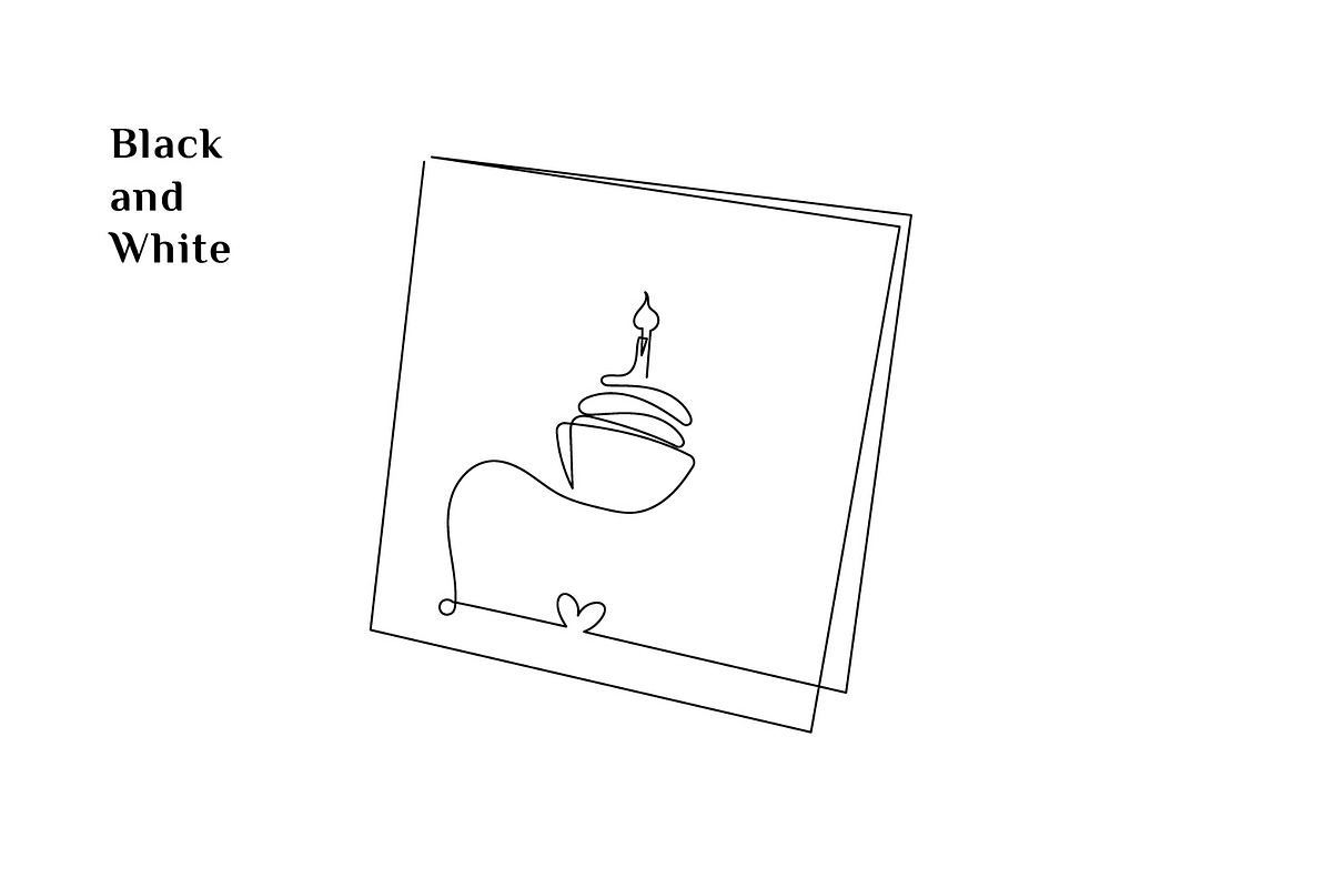 Line Art Invitation Illustration, a Decorative Illustration by Brand_Hero (Photo 4 of 4)