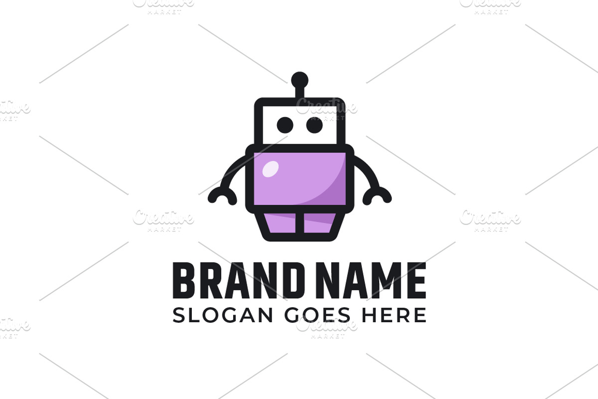 Robot Logo Design, a Branding & Logo Template by pne-design (Photo 2 of 3)