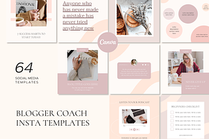 Blogger Instagram Template Canva