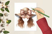 Mothers day hat Clipart, an Illustration by RobertsArt (Thumbnail 7 of 7)