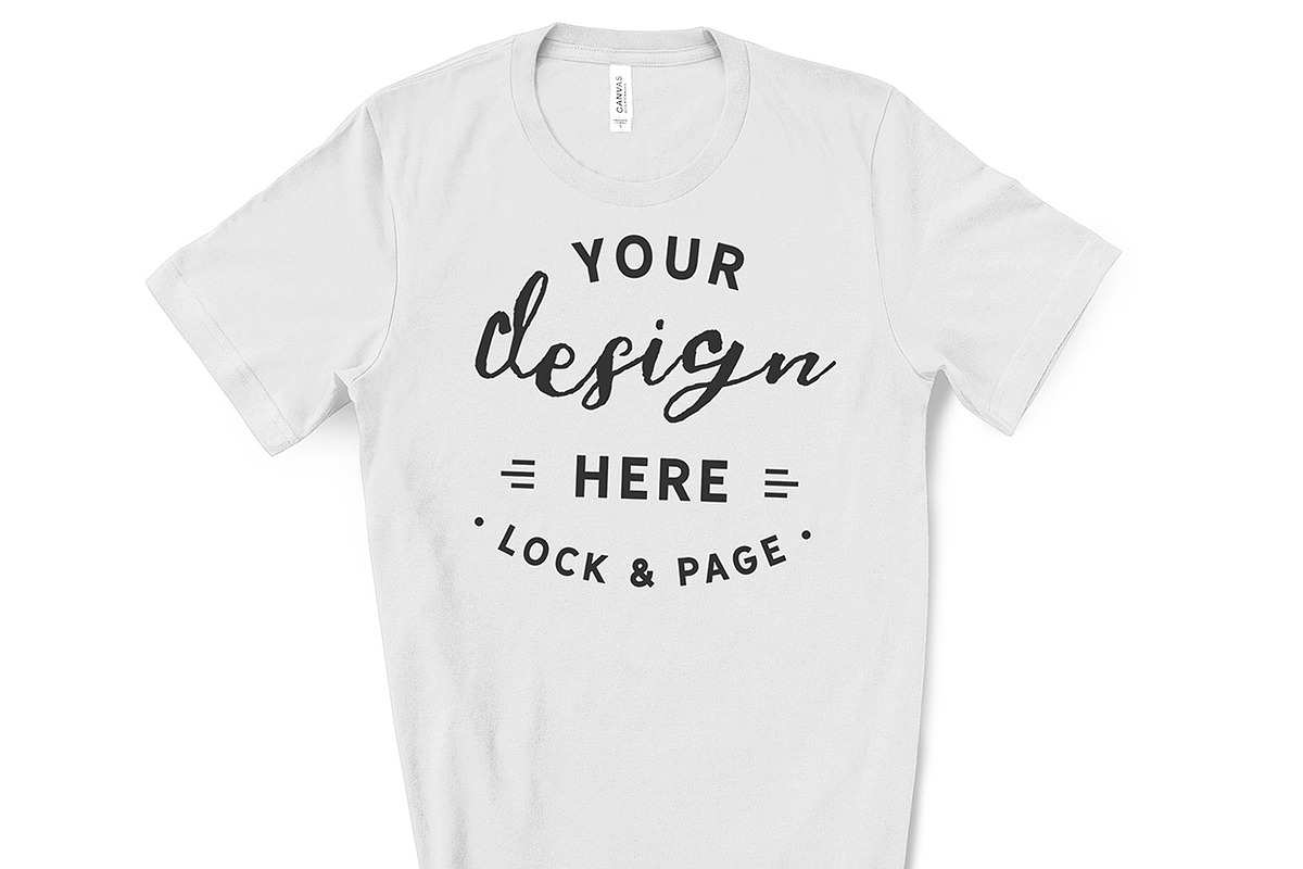 Male Bella Canvas 3001 Mockup Bundle, a Shirt Mockup by lock and page (Photo 2 of 60)