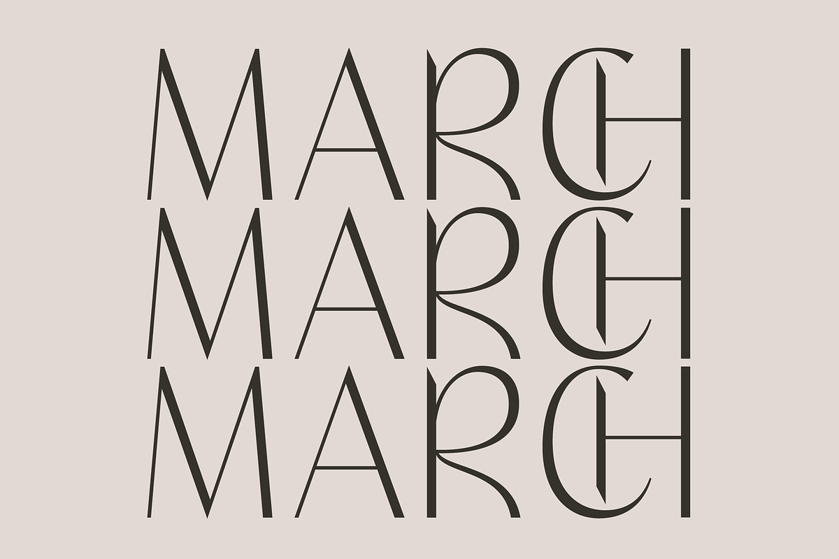 Kingray Quento Luxury Display Font, a Sans Serif Font by timelesstype.co (Photo 3 of 20)