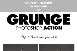 Grunge Photoshop Action