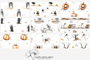 70 minimalist Halloween pattern, a Pattern Graphic by Poppy Lane Studio (Thumbnail 6 of 10)