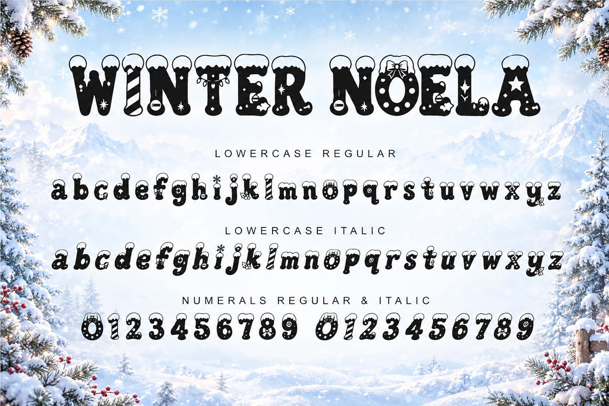 Winter Noela, a Handwritten Font by Yoga Letter (Photo 7 of 9)