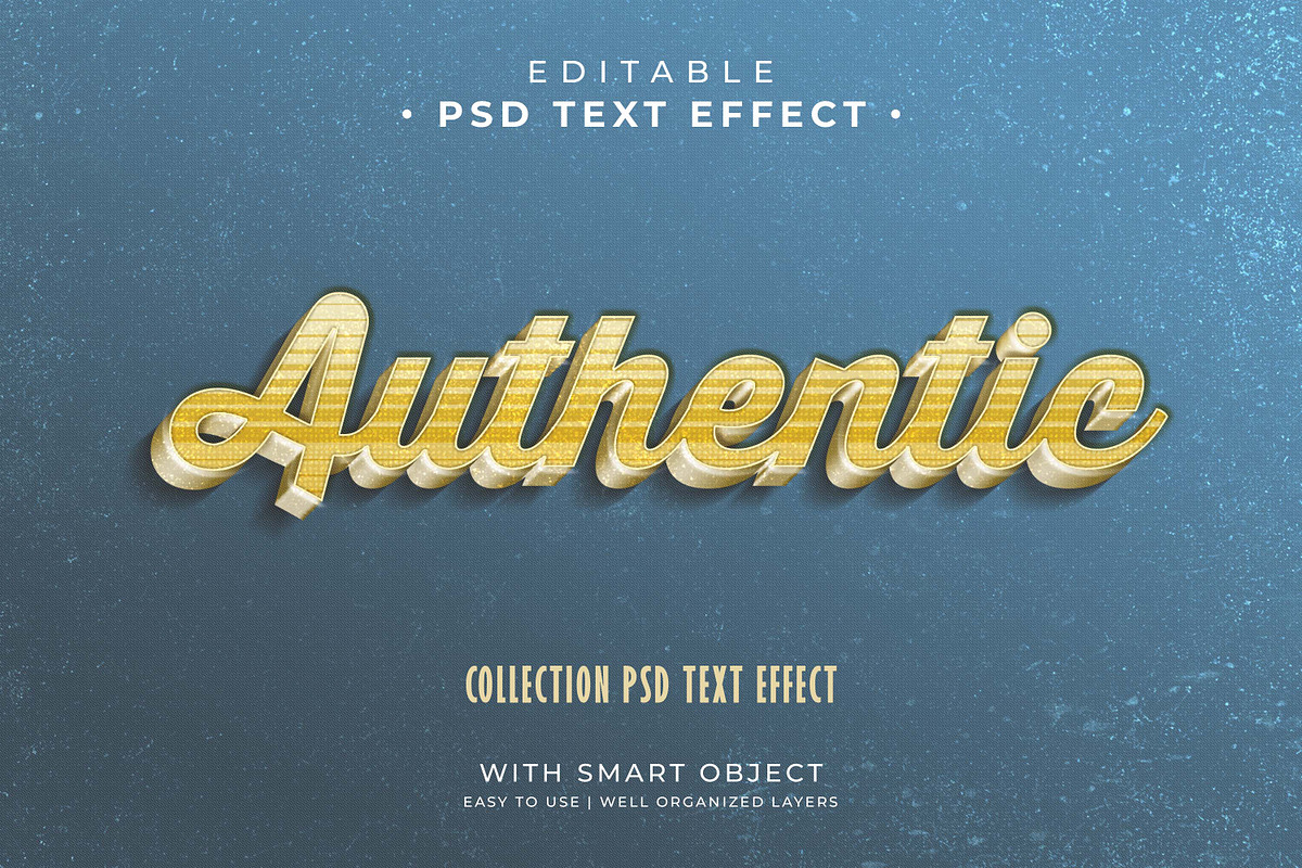Vintage Retro Text Effect PSD, a Brushes & More by Antproject (Photo 3 of 5)