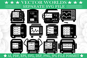 Patient Monitor SVG, Monitor SVG, an Object Graphic by VectorWorlds (Thumbnail 3 of 3)