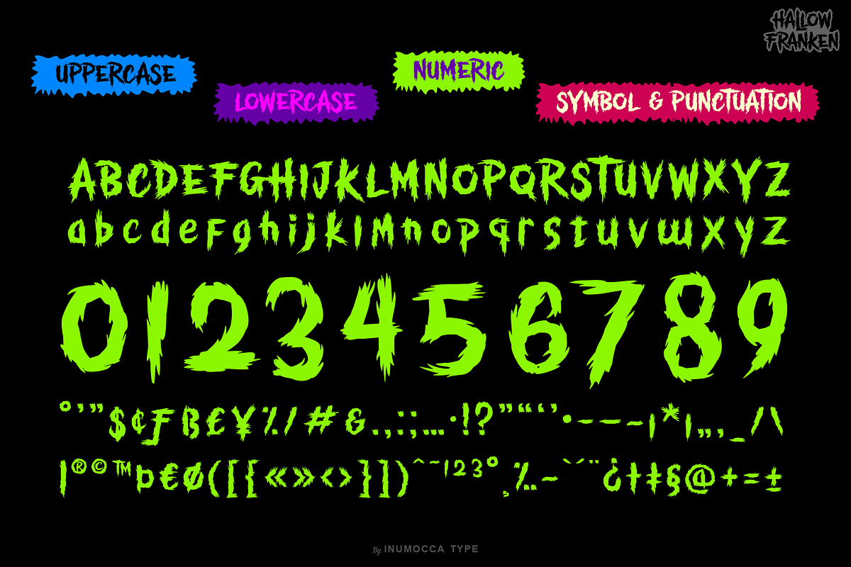 Hallow Franken, a Blackletter Font by inumocca_type (Photo 7 of 10)