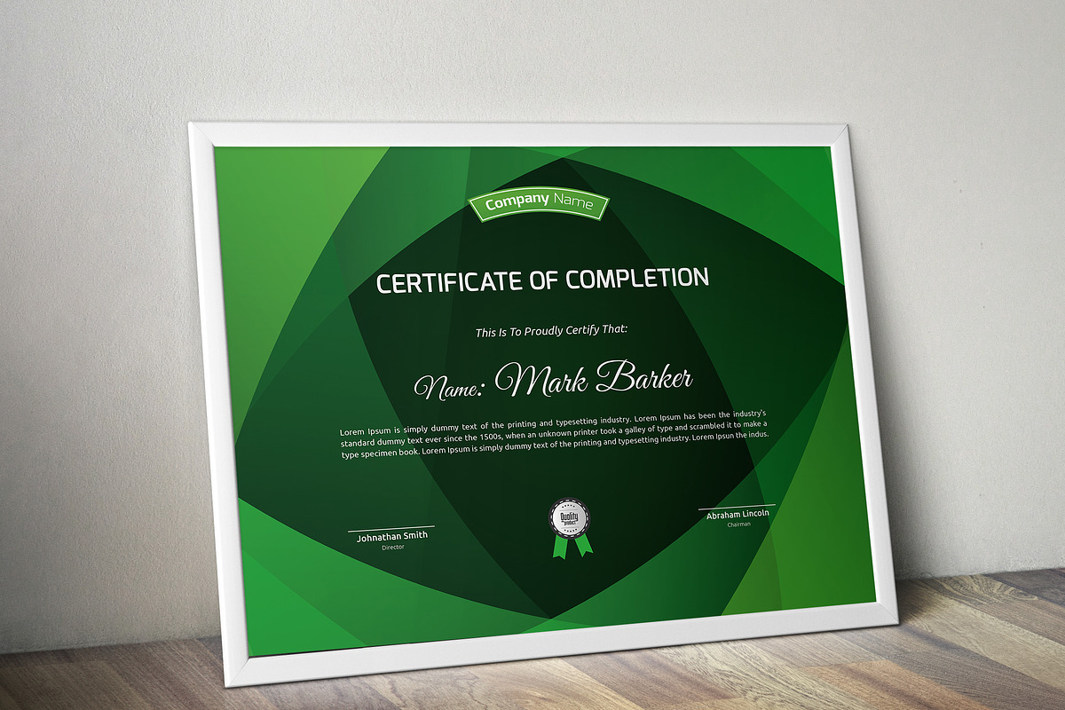 Certificate Word | PSD | AI, a Stationery Template by Curve Design (Photo 2 of 3)