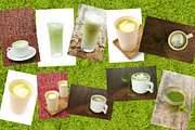 Matcha green tea. Photography set., an Object Graphic by Pullia (Thumbnail 3 of 6)