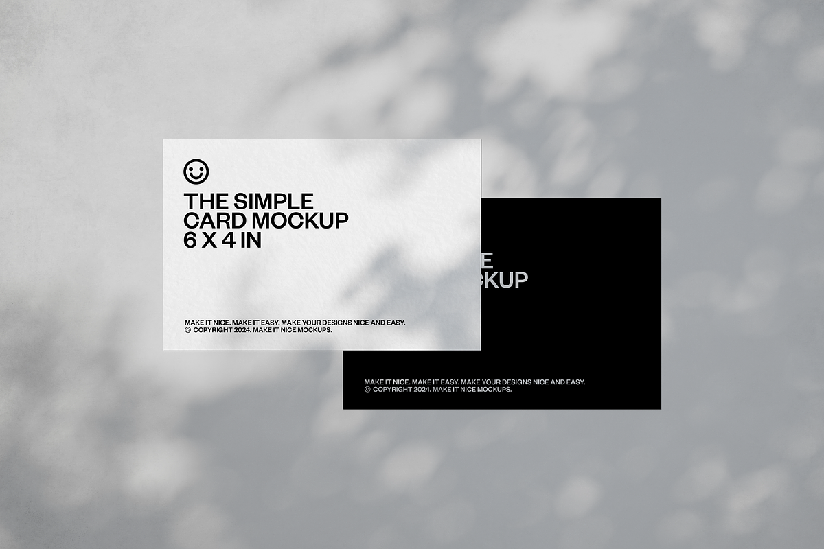 The Simple Card Mockup, a Stationery Template by makeitnicemockups (Photo 3 of 7)