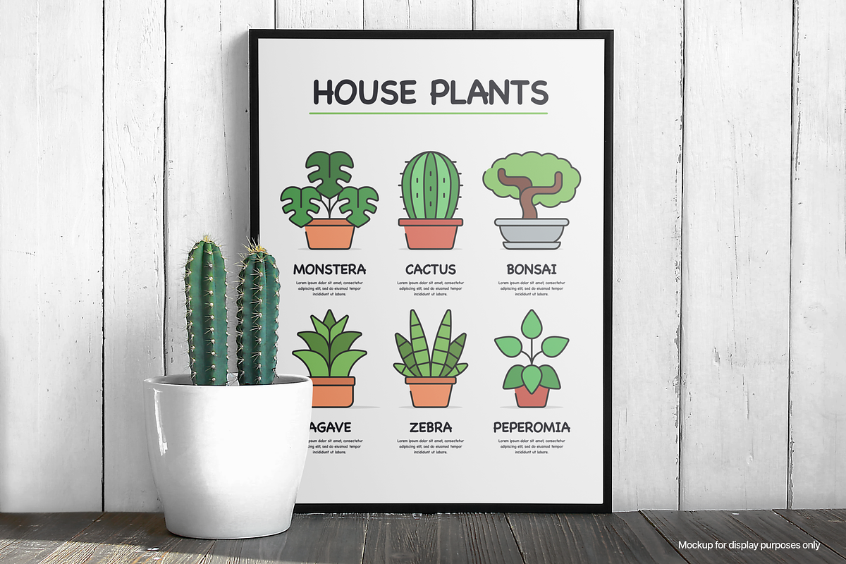 100 Plants & Flowers Soft Fill Icons, an Outline Icon by Juicy Icons (Photo 4 of 6)