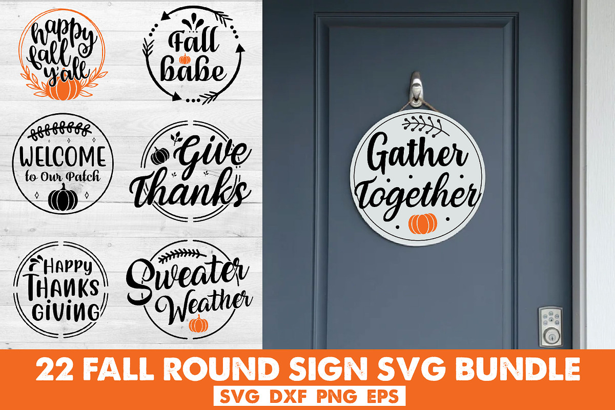 Fall Svg Design, a Seasonal Illustration by Libby Wishes (Photo 1 of 7)
