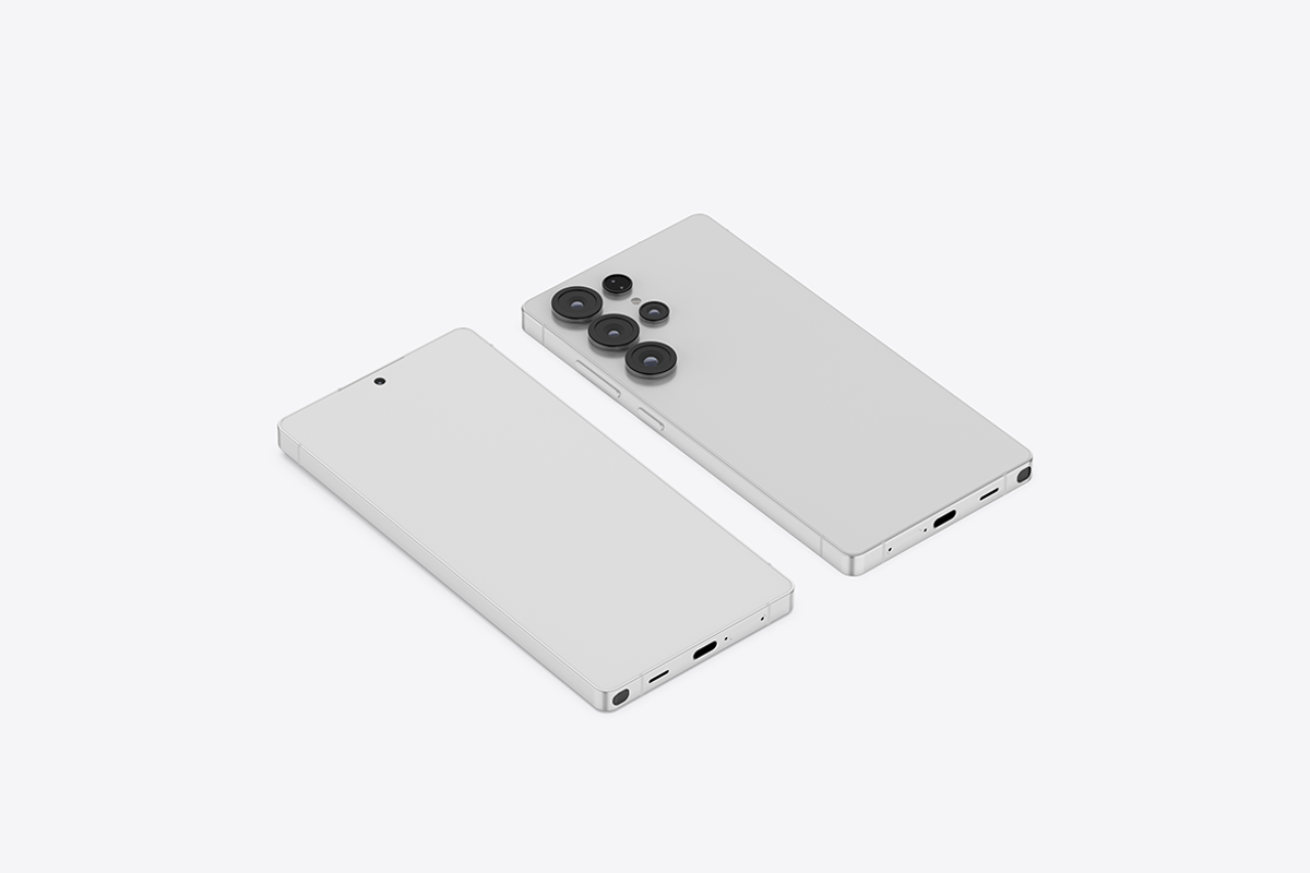 Samsung Galaxy S25 Ultra Mockup, an Android Mockup by UnicDesign (Photo 18 of 35)