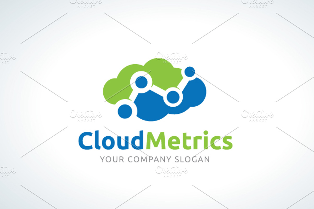 Cloud Metrics, a Branding & Logo Template by Vectorwins Premium Shop (Photo 4 of 4)