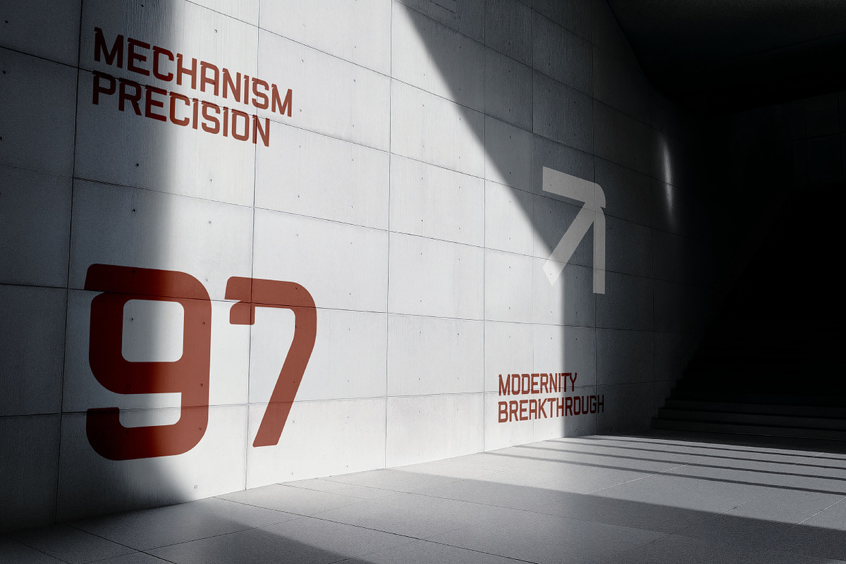 Bronzet Creative Sport Typeface Font, a Sans Serif Font by Catalystco Studio (Photo 6 of 7)