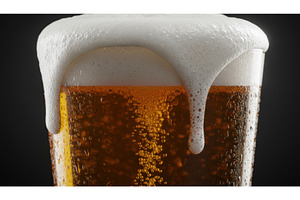 Extreme close up of a glass of amber, a Food & Drink Photo by Igor Tichonow