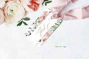 Dusty Roses Boho Watercolor, an Object Illustration by Olga Koelsch (Thumbnail 13 of 13)