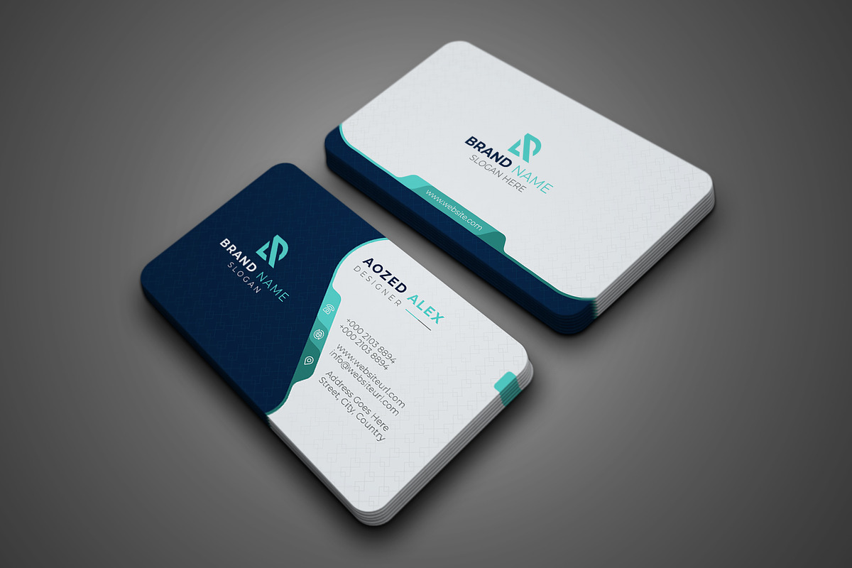 Corporate Business Card, a Business Card Template by GFXCity (Photo 2 of 4)
