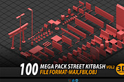 Mega pack Street kitbash, an Environmental 3D Model by MohamedHussien1 (Thumbnail 9 of 9)