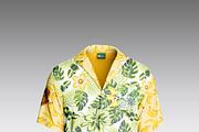Hawaiian Short Sleeve Shirt Mockup, a Product Mockup by OneVectorStock (Thumbnail 6 of 13)