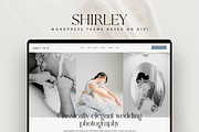 Photography Shirley WordPress Divi 5, a WordPress Template by Lovely Confetti (Thumbnail 1 of 4)