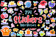 Groovy Sticker Set, an Emoji Icon by Brickclay (Thumbnail 1 of 7)