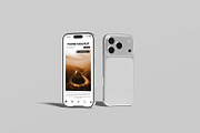 iPhone 17 Pro Mockup, an iPhone Mockup by graphicsecond (Thumbnail 3 of 6)