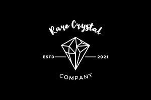Crystal Diamond Minimalist Logo, a Branding & Logo Template by Atlantis X Nurman Arbai