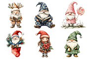 Gnome for the Holidays Set Clipart, an Illustration by Daily.Designs (Thumbnail 4 of 5)